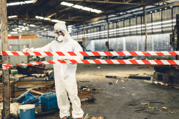 Professional Biohazard technician working in Lanham, MD